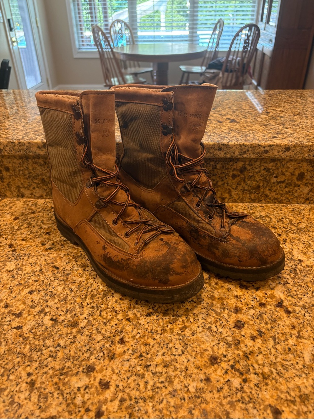 Danner Vintage Gore Tex USA Leather Hiking Combat Work Boots 50500 Men’s 12 EE